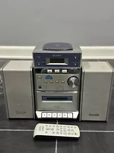 Sony HCD-EP313 Stereo CD Player Tape Radio Soundsystem HiFi + Lautsprecher LESEN - Bild 1 von 14