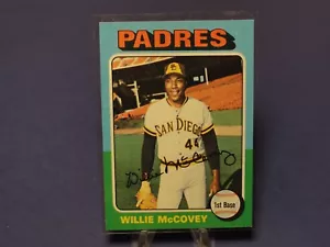 1975 Topps San Diego Padres Willie McCovey #450 Sammelkarte - Bild 1 von 2