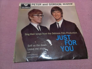 PETER AND GORDON 1964 'JUST FOR YOU' 7" E.P UK COLUMBIA SEG 8337 FULLY TESTED - Picture 1 of 4