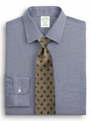 Corbata Brooks Brothers Makers cachemir seda beige azul marino cachemir cachemir Foto 1 de 4