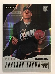 2017 Panini Vatertag Pharaoh Brown Foil Refractor Rookie #'d 499 - Bild 1 von 2