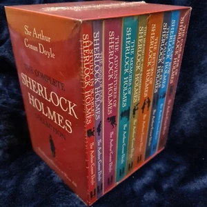 Complete Sherlock Holmes Collection Paperback Books Boxset - Wrapped & Slipcase - Picture 1 of 5