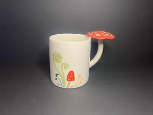 Place & Time Unique Whimsical Mushroom Handled Ceramic Coffee Mug Cup 16oz - Picture 1 of 7