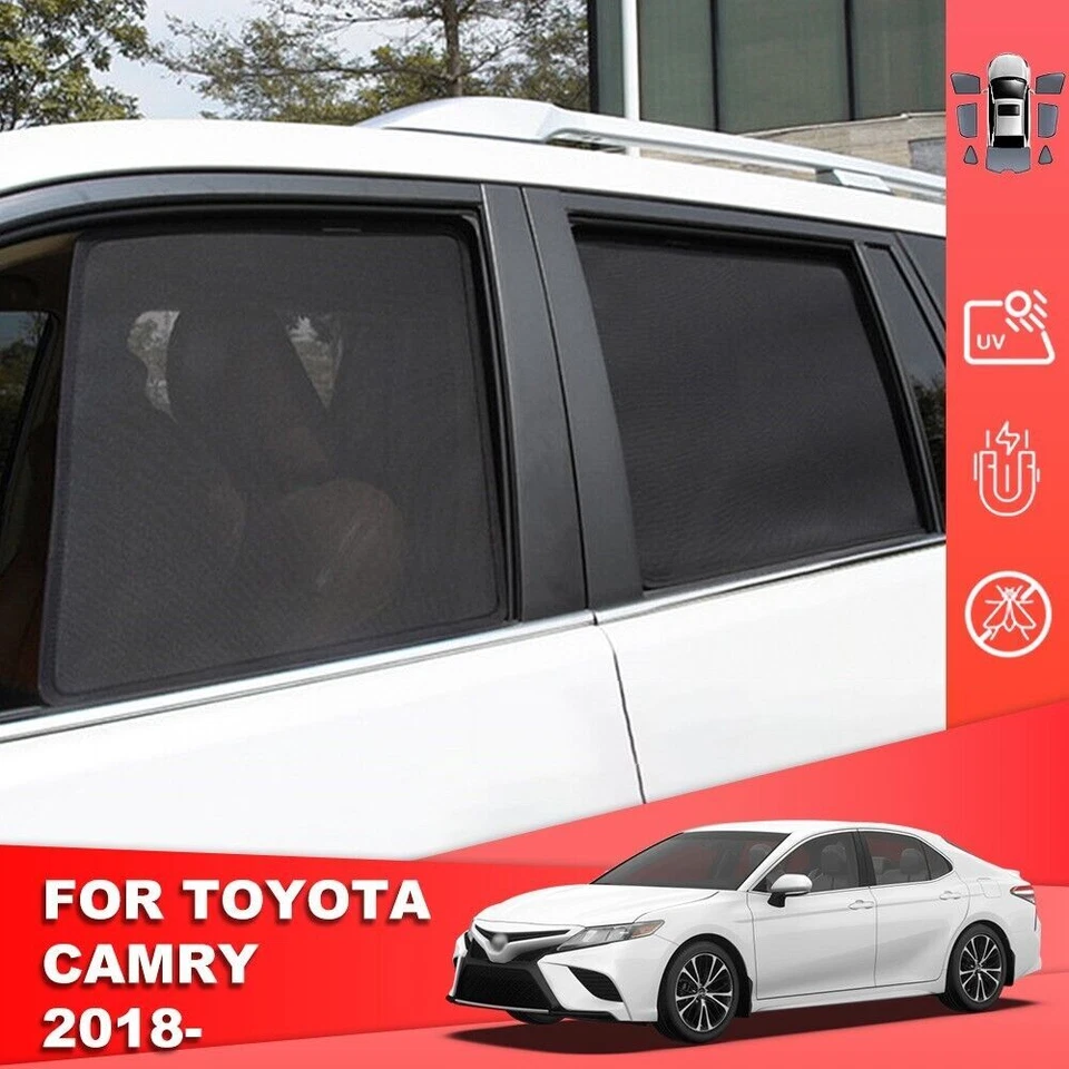 Window Sun Shade Visor Magnetic Reversible Shield Curtain For Toyota Camry 18-23 - Imagem 1 de 4