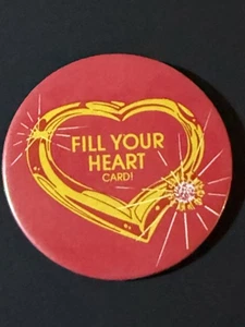 Fill Your Heart Karte!  3 Zoll Pinback Button - Bild 1 von 4
