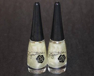 MARY KAY 指甲油 2 件套水晶星星银色闪亮天鹅绒指甲颜色新品 — 第 1/2 张图片