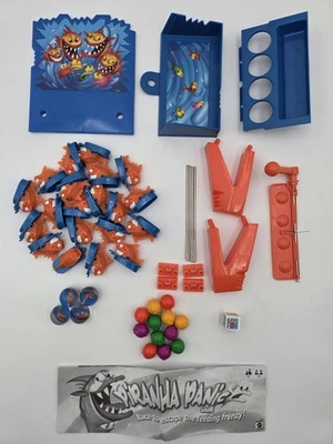 Juego de pánico piraña piezas de repuesto y piezas canicas pirañas dados instrucciones Foto 1 de 4