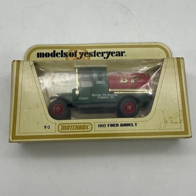 Спичечный коробок модели прошлых лет Y3 - 1912 модель T Ford 'BP' автоцистерна в коробке - Изображение 1 из 3