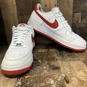 Nike Air Force 1 '07 Blanco Dragón Rojo FJ4146-106 Hombre Talla 14 - Imagen 1 de 19