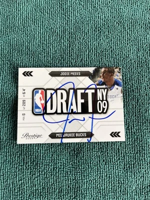 JODIE MEEKS 2009-10 PRESTIGE DRAFT ROOKIE CARD #33 Hand Signed auto autograph - Image 1 of 2