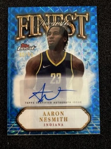 2024-25 Topps Finest Blue Geometric Auto Aaron Nesmith /99 #FA-AN - Bild 1 von 3