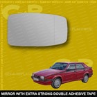 For Alfa Romeo 33 75 wing mirror glass 83-90 Right Driver side with Wide Angle