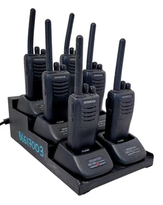 Set of 6 Kenwood Protalk TK-3501 Licence-Free UHF Walkie-Talkie Radio w/charger - Picture 1 of 7