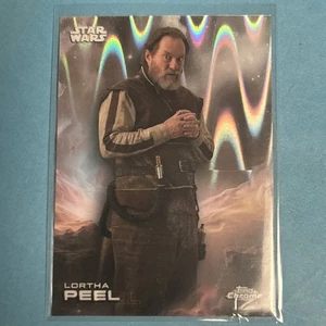 2025 Topps Chrome Star Wars #132 Lortha Peel RayWave Refractor - Picture 1 of 4