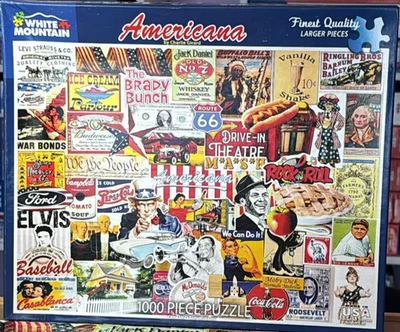 Rompecabezas Americana 2020 1000 piezas White Mountain Foto 1 de 2