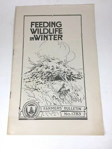 Boletín de Agricultores del USDA 1783 Alimentación de Vida Silvestre en Invierno 1937 F1B - Imagen 1 de 4