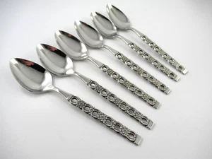 Oneida Deluxe Applikation 6 Teelöffel Edelstahl Besteck - Bild 1 von 4
