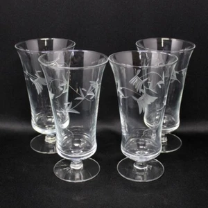 SET OF 4 WESTON 6 1/4" STEMMED ICED TEA GLASSES 11oz - Picture 1 of 7