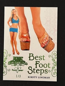 Benchwarmer 2022 Best of Benchwarmer Best Foot Green Foil Kirsty Lingman 1/3 - Picture 1 of 1