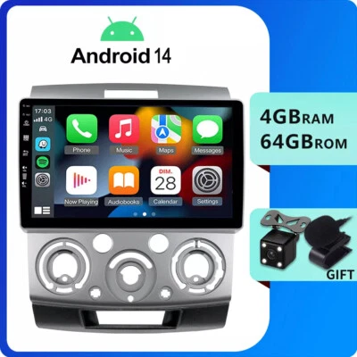 9'' Autoradio Android 14 per Ford Ranger Mazda BT-50 GPS NAVI BT Carplay 4G+64G - Immagine 1 di 4