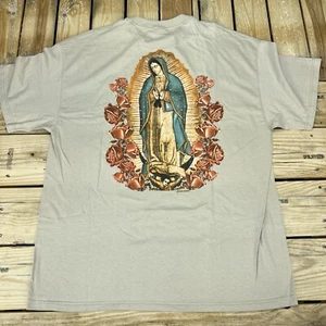 Camiseta De Colección Y2K Nueva Stock Antigua Nuestra Señora Madre María Bronceada Gráfica Para Hombre Talla XL - Imagen 1 de 7