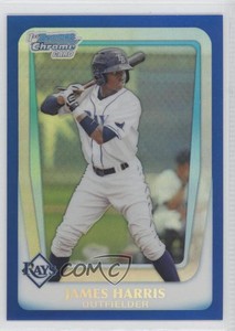 2011 Bowman Draft Chrome Prospects Blue Refractor /199 James Harris #BDPP40