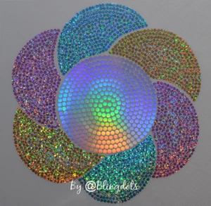Blume Bling Pailletten ohne Strass Transfer Bügelbild Hot Fix Applikation - Bild 1 von 5
