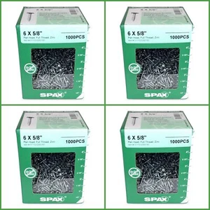 (4.000) Spax #6 x 5/8" Linsenkopf Holzschrauben, 4Cut Point, Kreuzschlitz #2/Vierkant #1 - Bild 1 von 8