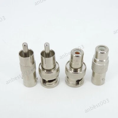 BNC male female to RCA male female plug jack video Coaxial Cable connector - Image 1 of 4