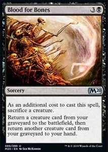 MTG Magic the Gathering Blood for Bones (89/357) Core Set 2020 LP - Picture 1 of 1