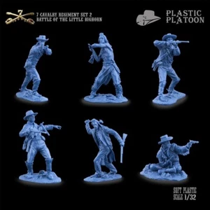 Plastic Platoon 7th Cavalry Battle Of Little Bighorn Set #2 Scale 1:32 RRR - Picture 1 of 1