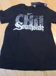 Nike Chicago White Sox City Connect Graphic T-Shirt Men's S Black Southside NWT - Picture 1 of 7