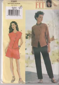7281 VOGUE Todays Fit - Pantalones cortos y pantalones asimétricos - Talla 40,5/43/46" Busto - Imagen 1 de 2