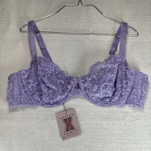 Savage Fenty Lingerie by Rihanna Bra 40C Mauve Lace - Picture 1 of 14