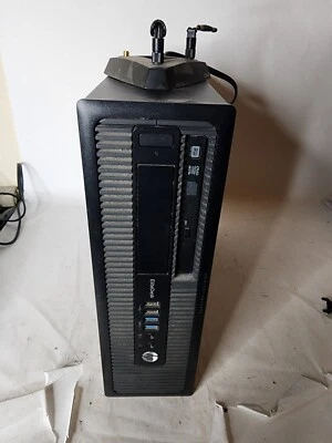 HP EliteDesk 800 G1 SFF Intel Core i7-4770@ 3.40GHz 8GB RAM 500gb HDD DvD Win10 - Image 1 of 4