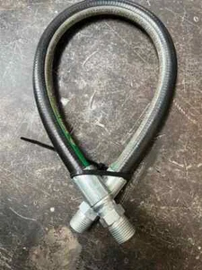 1/2” x 12” 2- Wire 4,300 PSI Hydraulic Hose Assembly with Male NPT Swivel Ends - Picture 1 of 3