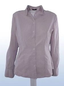Sisley Camicia Shirt Donna Cotone Rosata Rosa Manica Lunga M / L Medium Large - Picture 1 of 8