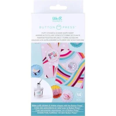 We R Memory Keepers Button Press Puffy Sticker & Shaker Inserts 600442 - Image 1 of 4