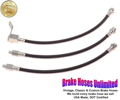 КОМПЛЕКТ ТОРМОЗНЫХ ШЛАНГОВ Lincoln Continental 1964 поздний - Изображение 1 из 2