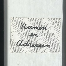 Ulises Carrión Namen en Adressen Maastricht Agora Studio 1980 Card Mail Art
