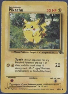 1999 Pokeman - Pikachu 50 HP (60/64) - Picture 1 of 2