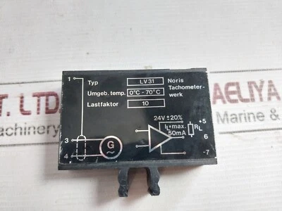 NORIS Tachometer-werk LV31 Measuring Transducer Series 3 - Image 1 of 4