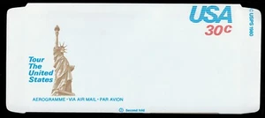 US. UC53. 30c. "USA". Letter Sheet For Foreign Postage. MNH. 1980 - Picture 1 of 2