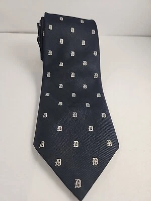 Винтажный мужской классический шелковый галстук Columbus Dispatch эксклюзивный синий с отправкой D - Изображение 1 из 4