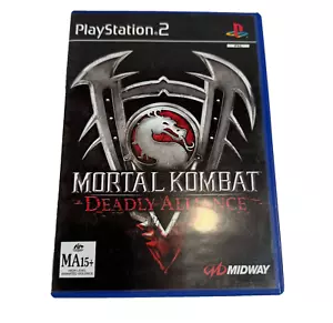 Mortal Kombat: Deadly Alliance PlayStation 2 PS2 + Manual Tracked Post Midway MA - Picture 1 of 8