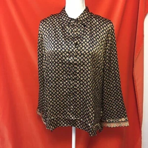 Neu mit Etikett Doen Seiden-Hilla-Top in Beauvoir Paisley Größe Small - Bild 1 von 9