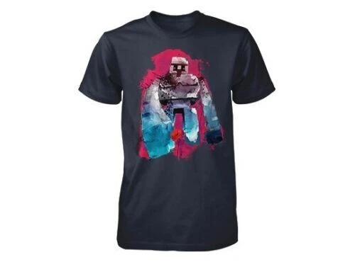 Camiseta Oficial Jinx Minecraft Iron Golem Niños Mediana Nueva Foto 1 de 1