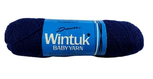 Vintage Dawn Wintuk Baby Yarn 1 Ounce Skein 10 Lt Navy 100% Orlon Acrylic - Picture 1 of 4