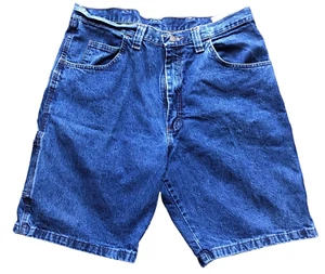 Wrangler Mens Carpenter Blue Denim Shorts 36R READ - Picture 1 of 17