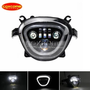 1Pc White LED Headlight DRL Lamp w/Hi/Lo Beam For Suzuki Boulevard M109R VZR1800 - Foto 1 di 9